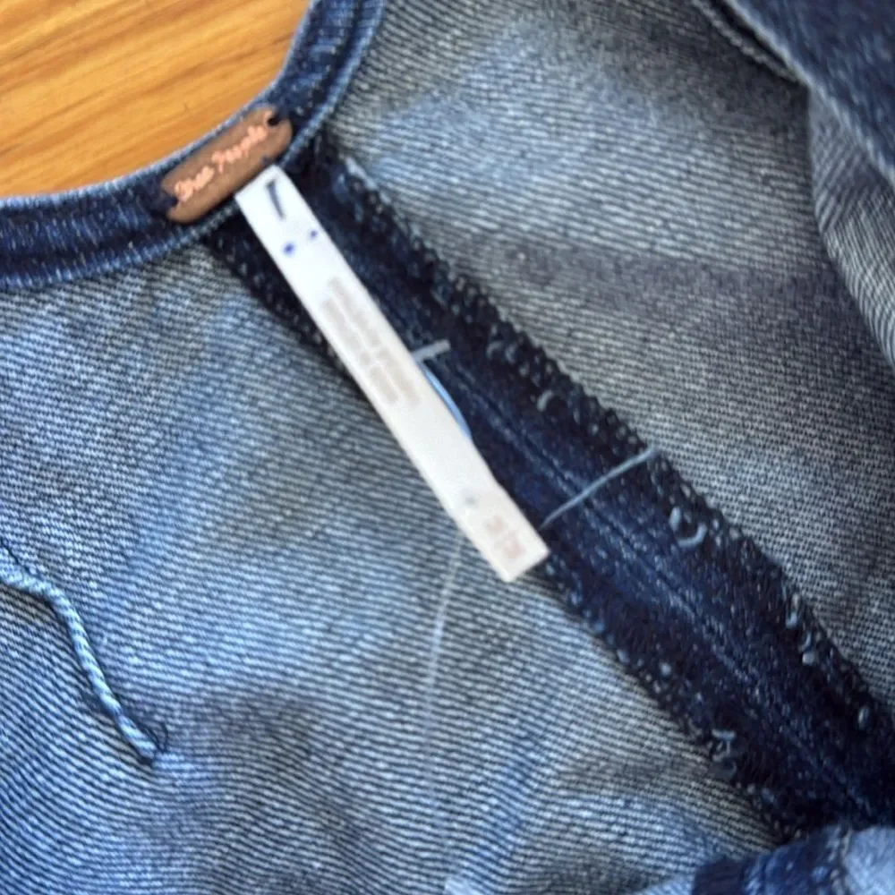 Free People Dex Denim Midi Dress